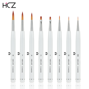 Nouveau design acrylique manche détachable laboratoire <span class=keywords><strong>dentaire</strong></span> brosses en céramique <span class=keywords><strong>vernis</strong></span> longue brosse composite brosses dentaires pour porcelaine - Product Image 1