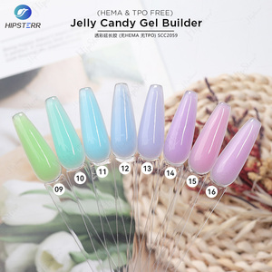 Gel de construction pour ongles en gel dur UV à absorption rapide, couleur rose gelée, haute capacité 15/300g, gel de construction pour ongles, couleur printemps - Product Image 1