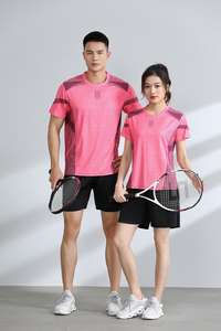 Conception personnalisée de chemises d'uniformes de badminton à séchage rapide respirantes en polyester à sublimation pour le tennis - Product Image 3