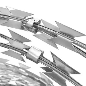 Hot-nhúng mạ kẽm hoặc PVC tráng Dao Cạo Lưỡi dây/concertina dao cạo dây - Product Image 3