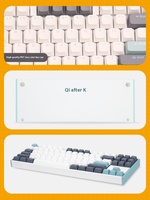 Clavier mécanique IROK AL87PRO, clavier de jeu Aishitou RGB, interrupteurs interchangeables à chaud, alliage d'aluminium électro-plaqué, kit de commutateurs rouge brun