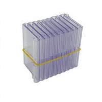 Porte-étiquettes réutilisable en PVC sans BPA pour rayonnages, noir/blanc, pour centres commerciaux, cartes de prix, affichage de tickets, supermarchés