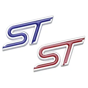 Autocollants de calandre de voiture, badges 3D en métal de luxe, logo ST, autocollants de carrosserie, accessoires, garantie de 2 ans pour Focus 2 MK2 Fiesta - Product Image 5