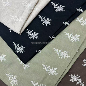 2025 nouveautés 30% <span class=keywords><strong>lin</strong></span> 70% coton mélangé tissu de broderie solide, tissu brodé <span class=keywords><strong>au</strong></span> <span class=keywords><strong>mètre</strong></span>/<span class=keywords><strong>mètre</strong></span> - Product Image 3