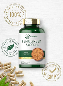 Capsules de poudre d'extrait de graines de fenugrec végétalien de tailles personnalisées, capsules dures, soutien immunitaire et énergétique pour adultes - Product Image 5