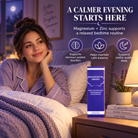 Gouttes de magnésium OEM 60 ml, complément minéral liquide pour améliorer l'humeur, le sommeil et la relaxation chez les adultes