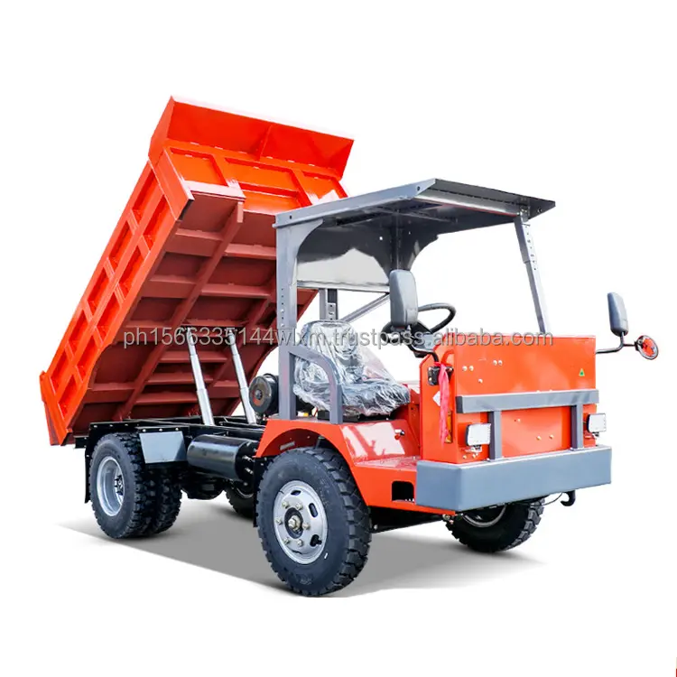 Caminhão basculante de mineração subterrânea diesel 4x4 de 10 toneladas com tração nas 4 rodas caminhões de carga
