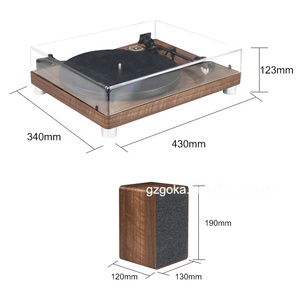 <span class=keywords><strong>Enregistreur</strong></span> rétro nostalgique portable, lecteur de disques <span class=keywords><strong>vinyle</strong></span> vintage, lecteur de musique, <span class=keywords><strong>enregistreur</strong></span> <span class=keywords><strong>vinyle</strong></span> debout, 33, 45 et 78 tours par minute - Product Image 5