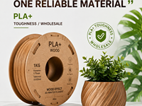 Filament d'imprimante 3D PLA+ 1,75 mm effet bois ferme 3D, 8 couleurs (vert olive, vert pomme, bleu glace) pour Bambu Lab - Vente en gros