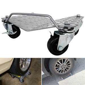 KARJOYS Vehicle Wheel Dolly with 1600LBS Load-bearing Capacity <strong>Car</strong> Tire Moving Dolly 4PCS =1 UNIT Aluminum Alloy Wheel Dolly - Product Image 2