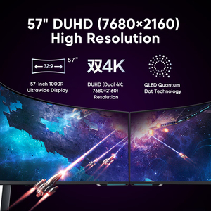 Moniteur de jeu incurvé <span class=keywords><strong>Samsung</strong></span> <span class=keywords><strong>Odyssey</strong></span> G9 S57CG952NC 57 pouces MiniLED Ultra Wide 8K 240Hz HDR1000 double 4K - Product Image 3