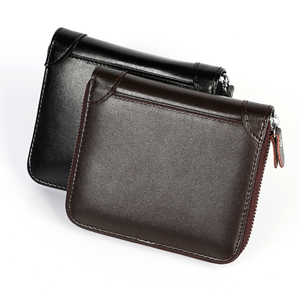 กระเป๋าสตางค์แบบมีคลิปหนีบบัตรสำหรับผู้ชายกระเป๋าหนังวัวแท้ RFID กระเป๋าใส่<span class=keywords><strong>พาส</strong></span>ปอร์ตเท่ๆแฟชั่น - Product Image 6