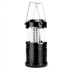<b>Camping</b> <b>Lantern</b> <b>LED</b> Portable Black Plastic IP65 USB Rechargeable 5000K Daylight Light for Outdoor Emergency Use - Product Image 3