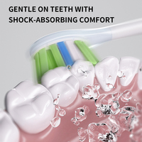 Cepillo de Dientes Eléctrico Sónico de Alta Gama V10, Suave, IPX7, Logotipo Personalizado, Ultra Silencioso, Pantalla LED Vibrante, 365 Días de Uso Continuo, 15 Modos
