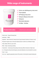 Gel conducteur professionnel pour appareils de radiofréquence et équipements de beauté, crème blanche pour application thérapeutique en salon