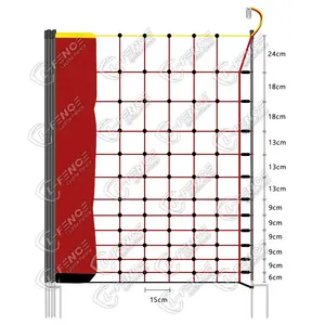 รั้วไฟฟ้าตาข่ายสำหรับไก่ตาข่าย/พลาสติกตาข่ายรั้วสัตว์ปีกตาข่ายกับโพสต์