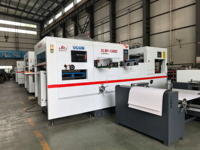 Máquina Automática de Troquelado y Plegado de Placas de 1300 mm con Alimentador Superior por Succión para Cartón Corrugado y Cajas de Cartón