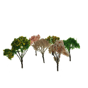Árbol decorativo de alambre hecho a mano para tren Ho N, diseño de Diorama de construcción Diy, arquitectura de 6-6,5 cm - Product Image 5