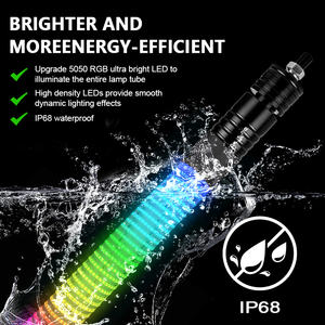 <span class=keywords><strong>En</strong></span> stock: Luz LED de seguridad para motocicleta tipo bandera, luz de persecución de <span class=keywords><strong>1</strong></span>.8 pulgadas (2 pies) COB Fat Whip para Can-Am X3 SXS UTV RZR Offroad - Product Image 5