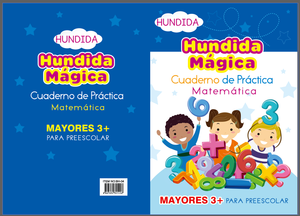 Hundida Magica Cuaderno de Practica MAYORES 3+ Preescolar (Alfabeto,Numero,Dibujo,Matematica) - Product Image 2