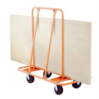 Chariots de transport robustes pour panneaux de cloisons sèches et marbre, capacité de 2200 lb, pour le transport industriel