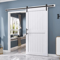Portes coulissantes d'entrée intérieures en bois massif au design moderne, personnalisées, avec surface finie pour appartement