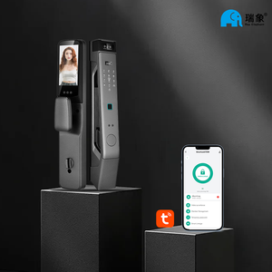 Slimme Vingerafdruk, 3d Gezichtsherkenning, Tuya Deurslot Met Video Intercom, En Camera Voor Appartement En Thuis - Product Image 3