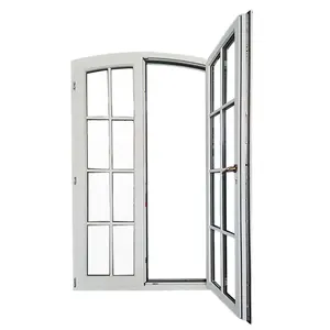 세륨 증명서 여닫이 창 두 배 유리제 windows 알루미늄 목제 windows