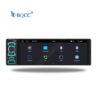 Radio para Auto Universal BQCC Carplay 1DIN, Pantalla Táctil de 6.28'', Reproductor Estéreo Multi-idioma, Reproductor de Video, USB, Bluetooth, Asistente de Reversa, Reproductor MP5