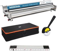 Máquina de pegamento de mesa plegable de fabricación MINOVA para máquina de pegado de papel tapiz profesional de papel