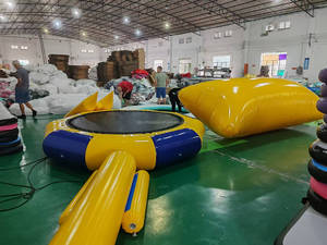 Trampolín Acuático Inflable de PVC, Anillo de Natación, Equipo de Juego Gigante para Niños, <span class=keywords><strong>Parque</strong></span> Acuático Inflable - Product Image 4