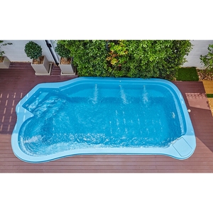 Solución para Proyectos <span class=keywords><strong>de</strong></span> Piscinas <span class=keywords><strong>de</strong></span> Fibra <span class=keywords><strong>de</strong></span> Vidrio, Piscina Enterrada para Jardín con Larga Vida Útil para Resorts - Product Image 2