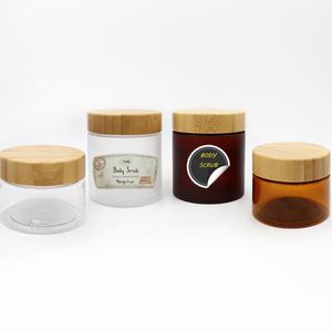 Étiquettes personnalisées, pots en plastique vides de 8 oz pour gommage corporel au sel, emballage pour gommage au sucre pour le corps - Product Image 1