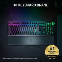 Clavier de jeu analogique optique OEM ODM Huntsman V3 Pro 8KHz Esports Noir avec interrupteurs optiques analogiques Gen2 à déclenchement rapide et réglables