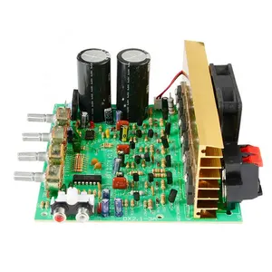 Placa amplificadora de áudio subwoofer, placa de amplificador de áudio de 2.1 canal 240w, amplificador dual de alta potência amp dual AC18-24V, diy, estéreo, home theater