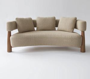 Designer moderno Teddy Fur Sofá Set para Home Office Hotel Aço inoxidável Cama Espuma Padding Villa Apartamento Sala de estar Móveis - Product Image 1