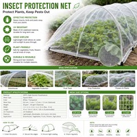 Filet anti-insectes de qualité industrielle, maille 32, trou carré de 0,6 mm, pour la protection des choux contre la mouches des racines, Royaume-Uni, Belgique, Finlande