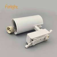 Boîtier d'éclairage sur rail wifi GU10 noir blanc tuya GU10 cadre de spot sans garniture plafond COB GU10 luminaire de caméra