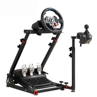 Ce tout nouveau support de simulateur de course pliable est fabriqué en TPU et en acier trempé et convient aux jeux de course.