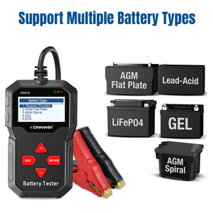 KONNWEI KW210 Digital Analyzer <span class=keywords><strong>Tester</strong></span> Bateria De Carro com BTLINK Impressora 12V Ferramenta para Aplicação Celular De Bateria - Product Image 5