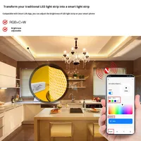 Pilote de bande lumineuse intelligente Zigbee Tuya avec écran OLED Contrôle des applications Android Utilisation de l'hôtel Conception de barre de commande de synchronisation vocale alimentée par USB
