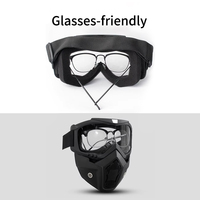 Lunettes de ski, de moto et de cyclisme photochromiques Liveer réglables pour hommes, anti-poussière, respirantes, imperméables, coupe-vent, UV400