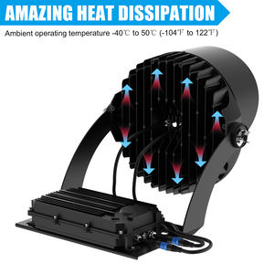 Iluminación Pública LED para Exteriores, 600W/480W/360W, 5000K, 100-277VAC, IP65, para Carreteras, Estacionamientos, Calles, Estadios - Product Image 4