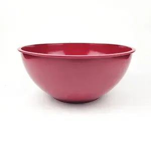 定制彩色塑料餐具碗红色大三聚氰胺碗