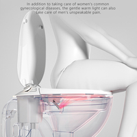 Toilette intelligente murale design moderne en forme d'œuf, avec bidet intégré, siège chauffant, auto-nettoyante, à évacuation par siphon en P et fonctionnalités intelligentes