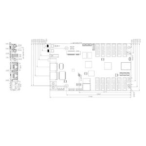 Carte de lecture multimédia HD-C16L Huidu pour écran LED vert avec système de contrôle asynchrone - Product Image 4
