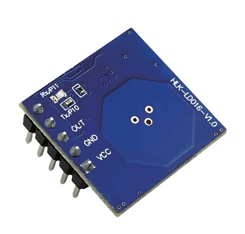 Sensor de onda de 5.8G milímetros para controle remoto de luz, faixa de detecção de 0.1m-10m, radar de ondas mm para casa inteligente