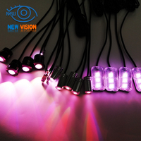 Bande lumineuse d'ambiance pour voiture à led néon multicolore fibre optique pour voiture Lumières d'ambiance