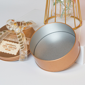 מותאם אישית פנטה לחג המולד צבע אדום להגדיר צנצנות מתכת ריקה עבור ממתקי שוקולד עבור מלאכה ומדבקות - Product Image 5