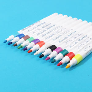 Ensemble de marqueurs acryliques FOSKA à pointe fine et lisse, plusieurs couleurs, séchage rapide, non toxiques, <span class=keywords><strong>pour</strong></span> scrapbooking, <span class=keywords><strong>pour</strong></span> enfants et adultes - Product Image 4